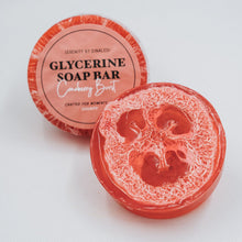 Load image into Gallery viewer, Serenity Loofah Glycerin Soap Bar