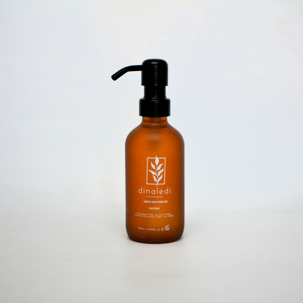 Men's Shower Gel | 250ml Glass Bottle