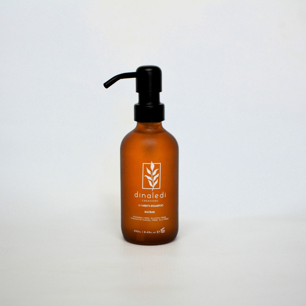 Men's 2-1 Shampoo | 250ml Glass Bottle