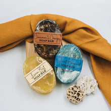 Load image into Gallery viewer, Oval Loofah Soap Bar
