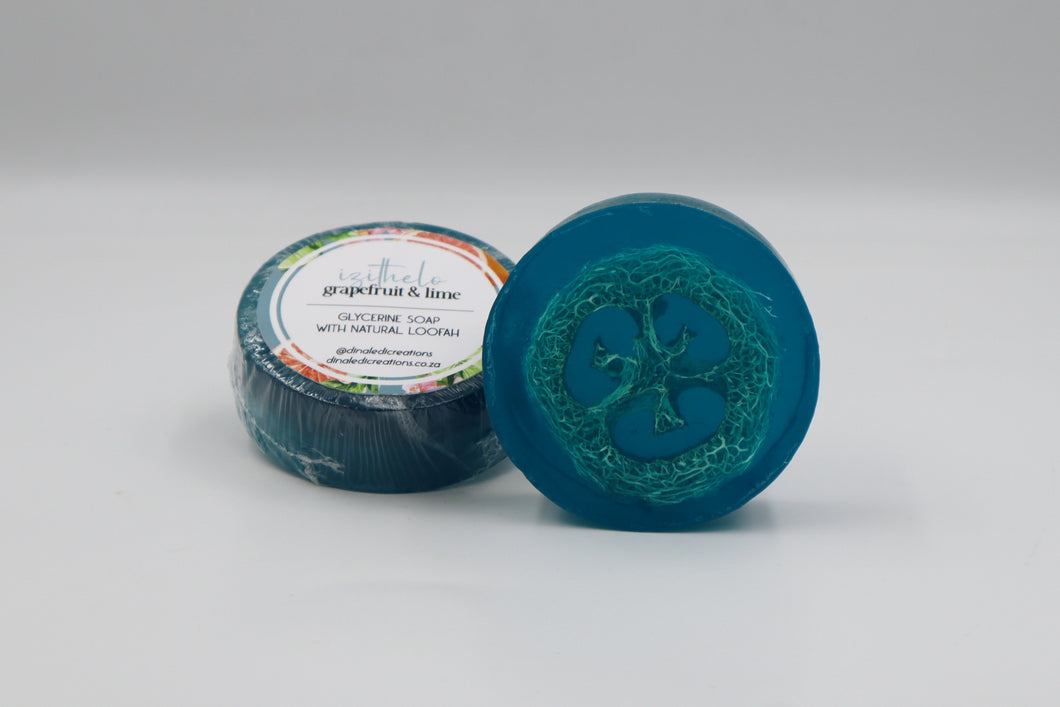 Izithelo Loofah Glycerin Soap