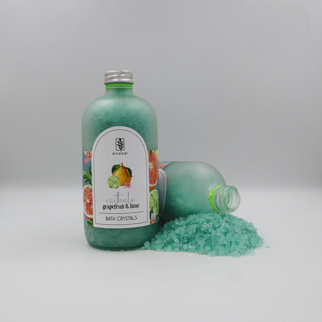 Izithelo Bath Crystals | 500g Glass Bottle