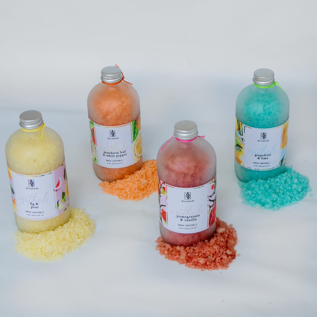 Izithelo Bath Crystals | 500g Glass Bottle